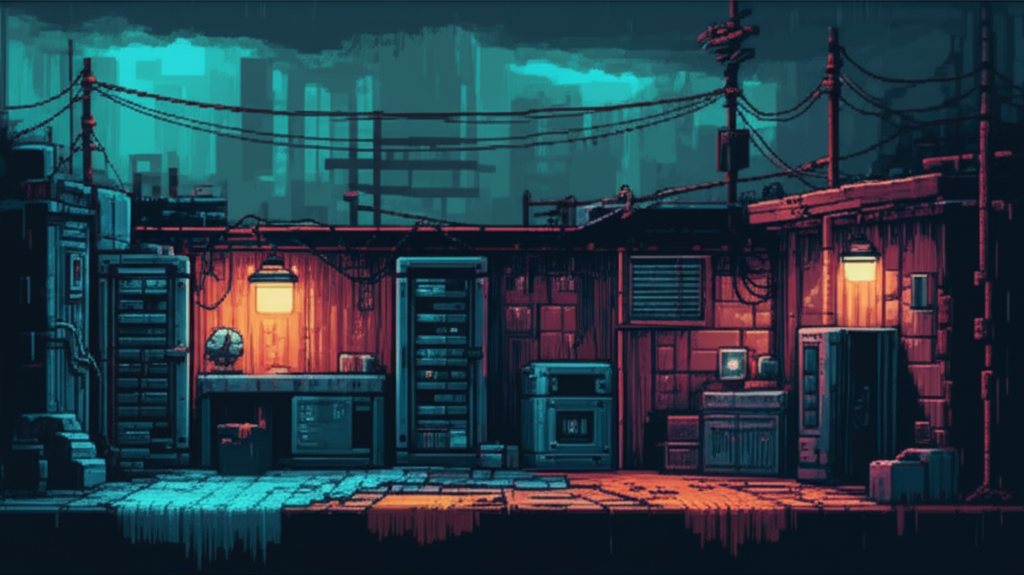 Generated street hacker building