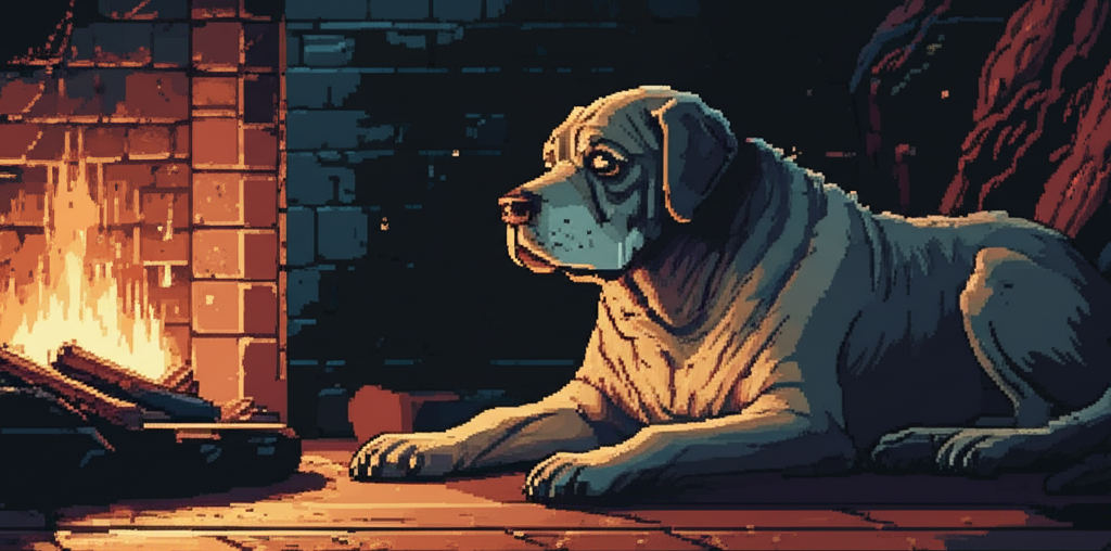 The Chef with Sage - her elderly companion