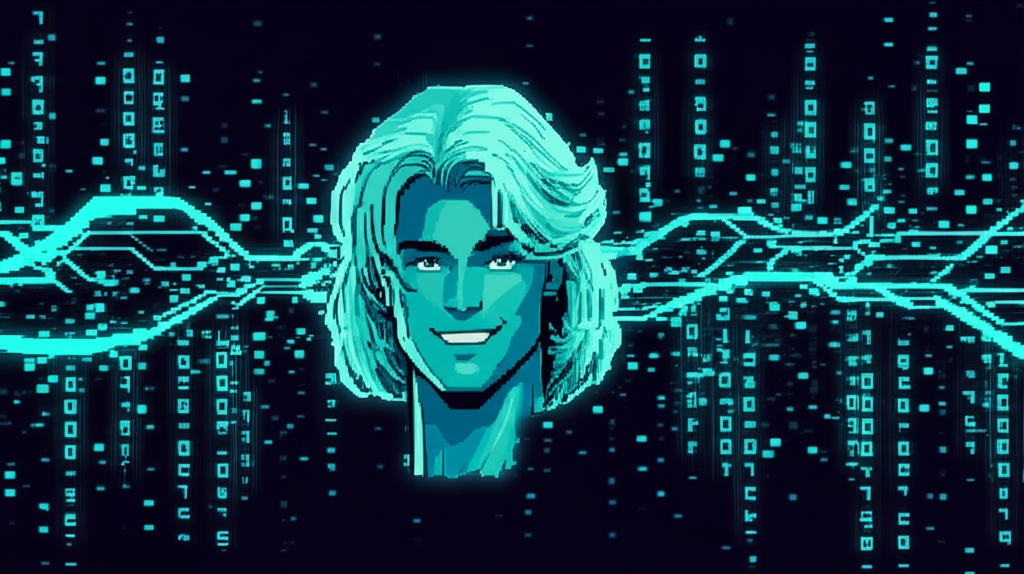 Champagne bubbles dissolving into data streams