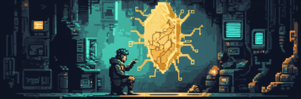 An ORACLE awareness shard interfacing with a neural implant