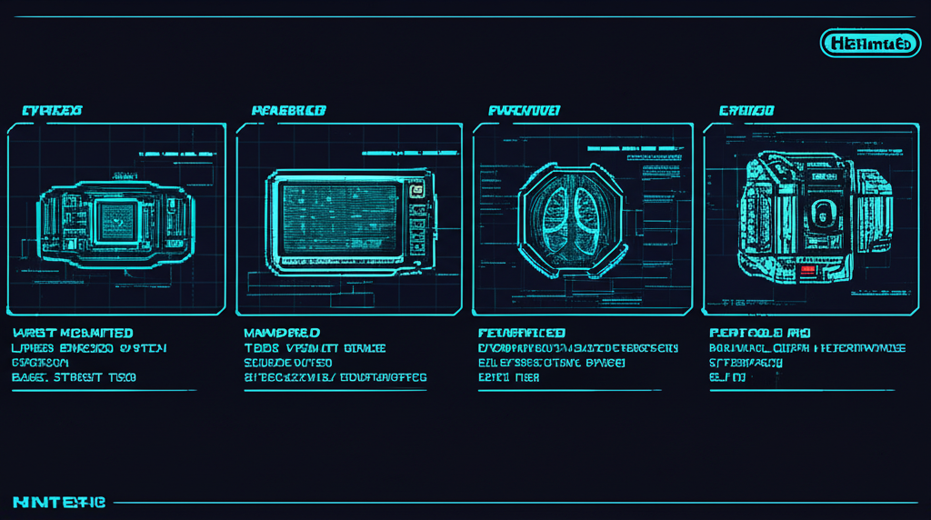 Various cyberdeck models